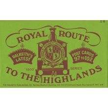 Royal Route To The Highlands 6x Scottish Railway Postcard s