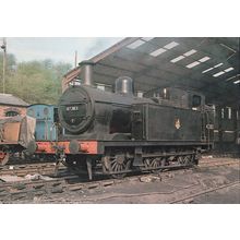 British Railways Train 0-6-0T no 47383 at Bridgnorth Postcard