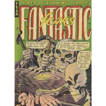 Fantastic Fears 1950s Horror Comic Book Skeleton Buried Alive Postcard