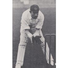 Jack Board Gloucester Cricket Team Antique Victorian View Postcard