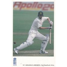 Gerhardus Liebenberg Cricket Team Classic Card Postcard