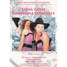 Long Gone Lonesome Cowgirls Philip Dean Australian Country & Western Postcard