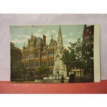 THE UNIVERSITY, BIRMINGHAM, WARWICKSHIRE unused antique postcard by Hartmann =