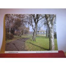 exhibition park, NEWCASTLE Mrs. K. Wanless unused postcard Earsdon Grange W.I. #