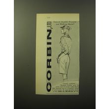 1960 Corbin Natural Shoulder Trousers and Walking Shorts Advertisement