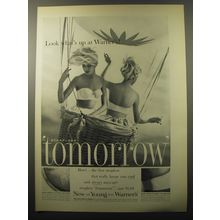 1960 Warner's Strapless Tomorrow Bra Advertisement - Look what's up at Warner's!
