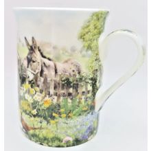 Donkeys Mug Fine China Mug 9 CM Ceramic Dishwasher & Microwave Safe Gift Drinks