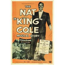 The Nat 'King' Cole Musical story -US 1955 Poster Canvas Movie Film Print A0 A1