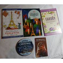 Disney EPCOT Flower & Garden Festival Garden 2024, star wars used ticket, etc