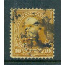 Used 283 10c Daniel Webster Barely Clears M05416