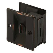 Prime-Line 2.5 in. L Bronze Brown Brass Pocket Door Pull