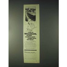 1970 Wisconsin Tourism Ad - 65,000 Muskies Caught
