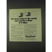 1972 Redfield Scope Mounts Ad - Best in the World