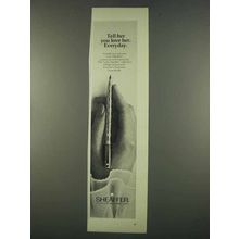 1974 Sheaffer Lady Sheaffer Pen Ad - Tell You Love Her