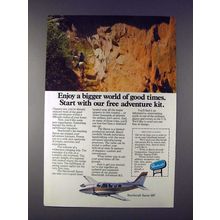 1976 Beechcraft Baron 58P Plane Ad - Bigger World