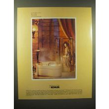 1989 Kohler Bathroom Fixtures Ad - The Bold Look of Kohler