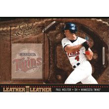 2004 Leather and Lumber Leather in Lumber Paul Molitor #LEL-38 1647/2499