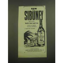 1946 Rum Siboney Ad - Rum Siboney Private Stock World's finest aged rum