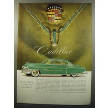 1950 Cadillac Car Ad - Jewels by Van Cleef & Arpels - Greatest Challenge