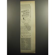 1951 Walden Book Co. Ad - Marked Down Books