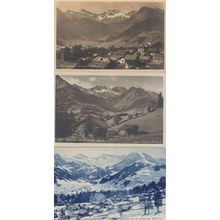 Adelboden Wildstrubel Switzerland 3x Antique Swiss Postcard s