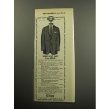 1957 Chipp Fashion Advertisement - Ready-Cut Suit from $85.00