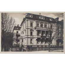 Hotel Pension Schotzky Freiburg Old German Real Photo Postcard