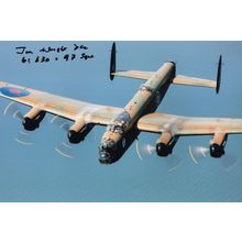 Jim Wright WW2 630 Squadron Bomber Command 12x8 Hand Signed Photo