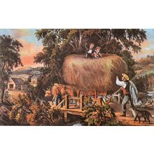 HAYING-TIME. THE LAST LOAD 1952 Frances Flora Bond Palmer - John Cameron PRINT