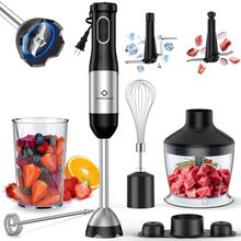 Linkchef 7 in 1 Immersion Blender Handheld, 800W Hand Blender Set, Scratch Resis