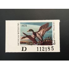 ICOLLECTZONE US Michigan 1978 MI3 Single Duck Stamp VF NH