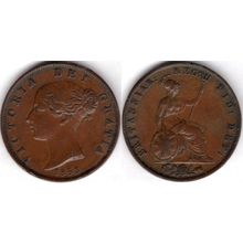 Great Britain. Victoria. Halfpenny 1853. dy21742