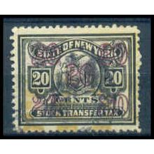 Used Revenue 20c N.Y. Stock Transfer Fine Just Clears WA2788