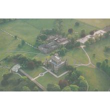 Nottingham Wollaton Hall Spectacular 1980s Aerial View Birds Eye Postcard