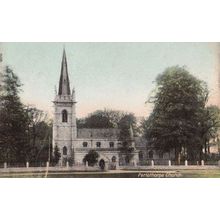 Perlethorpe Church Nottingham Notts Village Antique 1908 Postcard