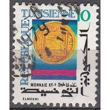 Tunisie 1977 Michel 911 O Cote (2005) 0.10 Euro Anciennes monnaies Cachet rond
