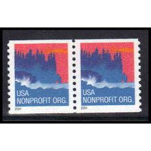3864 5c Sea Coast Fine MNH Pair Z5022
