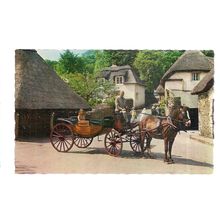 COCKINGTON VILLAGE, Torquay, Devon used postcard 1973 postmark =