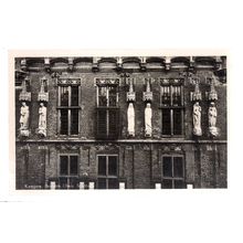 KAMPEN BEELDEN OUDE STADHUIS, NETHERLANDS unused vintage postcard 1957 =
