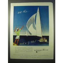 1951 Abdulla Virginia No. 7 Cigarettes Ad - All this