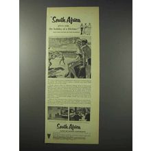 1958 South Africa Tourism Ad - Holiday of a Lifetime