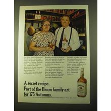 1970 Jim Beam Bourbon Ad - A Secret Recipe