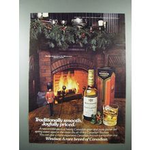 1976 Windsor Canadian Whisky Ad - Traditionally Smooth