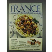 1978 Campbell's Soup Ad - Beef Burgundy Recipe