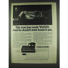 1978 Code-A-Phone 555 Telephone Answering System Ad
