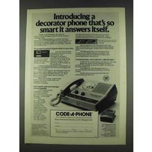 1978 Code-A-Phone MessageCenter Ad - Decorator Phone