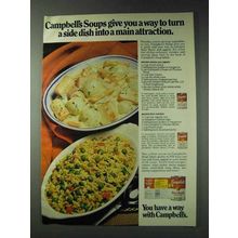 1978 Campbell's Soup Ad - Creamed Onions and Carrots