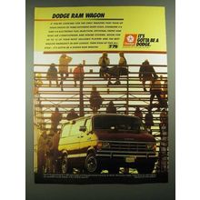 1988 Dodge Ram Wagon Van Ad