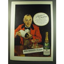 1949 Piper-Heidsieck Champagne Ad - Perfection in Champagne