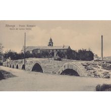 Aibenga Ponte Romano Italy Postcard
